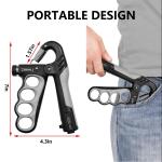 Hand Grip Strength Trainer Resistance 10-100KG, Adjustable with Counting (Pack of 1)Multicolor.