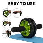 Abs Roller Home Gym/Indoor Wheel for Abs Workouts Multicolor (Pack of 1).