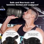 1.5 Liter Gallon Bottle 50oz BPA-Free Gym Water Bottle with Mixer Ball(Pack of 1).