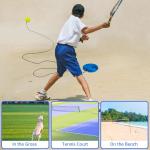 Trainer Nylon Rebound Ball, Solo Training Equipment for Self-Practice, (Pack of 1).
