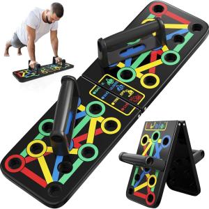 10 in 1 Body Building Portable Push Up Board System ( Pack of 1).