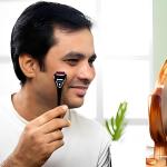 face roller with 540 Titanium Alloy Micro Needles 0.5 mm( Pack of 1).