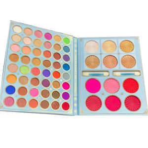 60-Shade eyeshadow Light Shadow Blusher (Pack of 1).