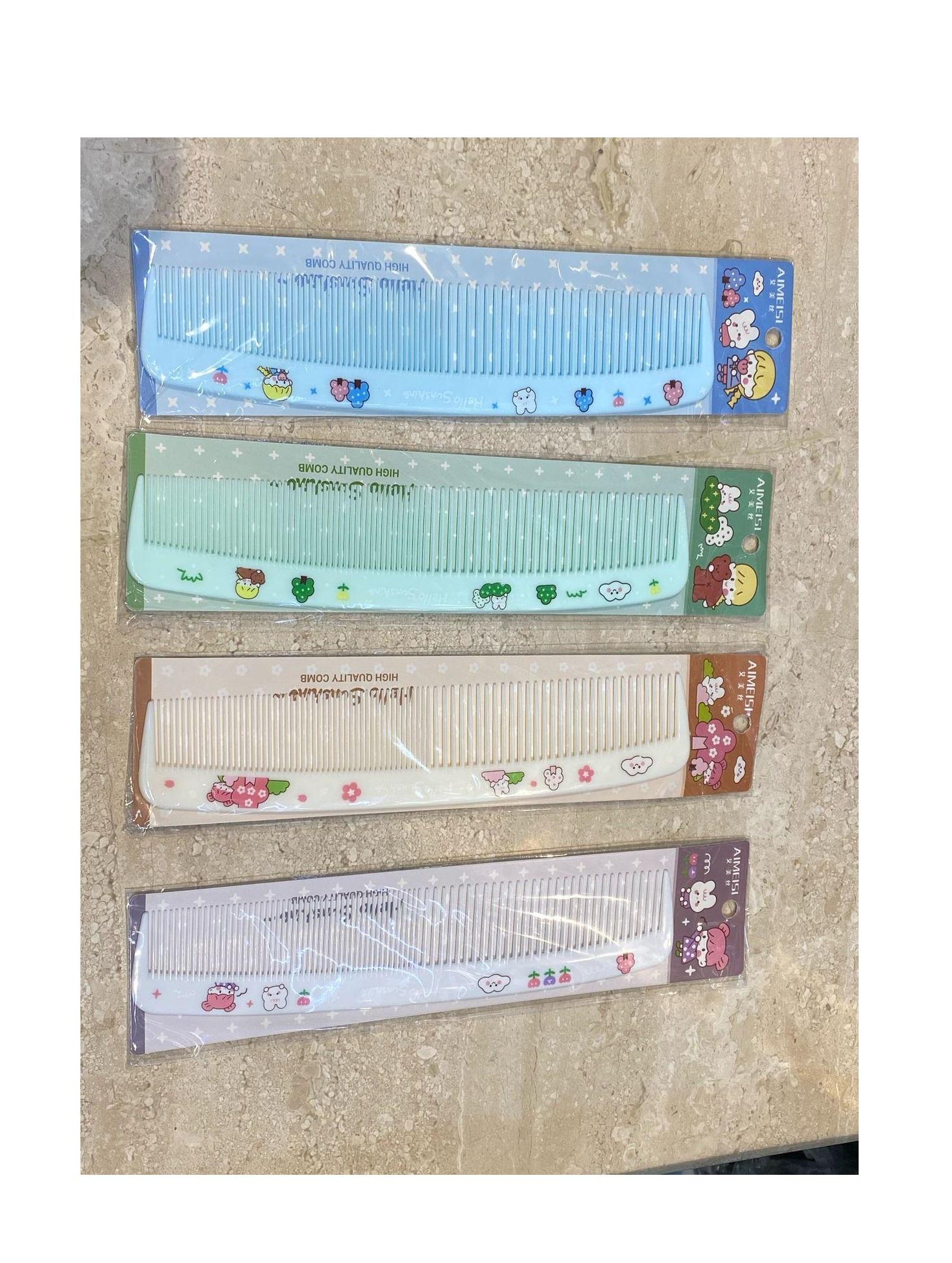 Professional  Hair Comb (Pack of 4) Multicolor.