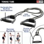 Double Toning Resistance Tube Pull Rope Elastic Rubber Exercise(Pack of 1).