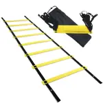 Speed Agility Ladder, Fixed Foldable Fitness Training Ladder(Pack of 1 ) Multicolor.
