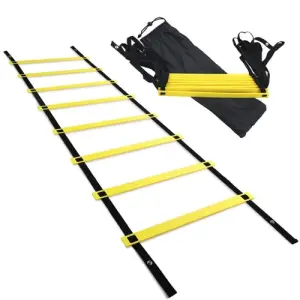 Speed Agility Ladder, Fixed Foldable Fitness Training Ladder(Pack of 1 ) Multicolor.