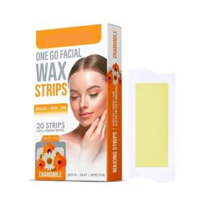 Ocean Beauty Facial Wax Strips 20 Strips 2 Finish Wipes (Pack of 1)