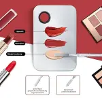 Stainless Steel Mixing Makeup Plate Tool. (Pack of 1)