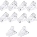 10 Pcs Nail Tips Clip for Clip Builder DIY Manicure Nail Art Tool (Nail Clip)