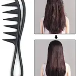 Wide Tooth Comb Hair Care Massage Scalp Women (Pack of 2).