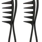 Wide Tooth Comb Hair Care Massage Scalp Women (Pack of 2).