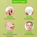 Women One Go Facial Wax Strips 20 Strips (Chamomile - Shade 01)