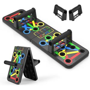 Push Up Board for Chest, Shoulder, Back and Triceps Muscles, home and Gym Use, Color Black(pack of 1).