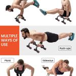 Push Up Bar Stand For Gym & Home Exercise (orange) 1 Piece.