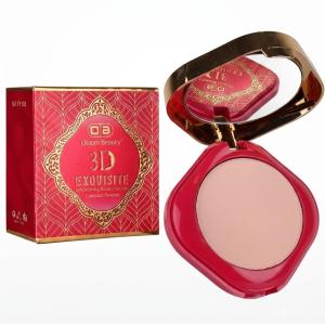 OCEAN BEAUTY 3D Exquisite Waterproof Makeup Setting 2in1 Oil Control Loose Compact Powder (Nude Beige, 20 g)