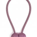 (1 Pair) Curtain Tiebacks Curtain Drape Hold backs Clips Rope Holder Tie Back for Home Bedroom Office (Purple).