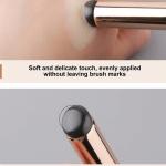 Silicone Lip Brush with Cover Lipstick Makeup Brushes Women (1 Piece).Rose Pink