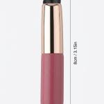 Silicone Lip Brush with Cover Lipstick Makeup Brushes Women (1 Piece).Rose Pink