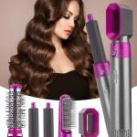 5 in 1 Hot Air Styler  A Versatile Hair Dryer Comb (1 Piece).