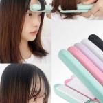Mini Electronic Hair Crimper and Curler - Multicolor( Pack of 1)Pink.