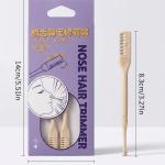 2 Pcs Nose Hair Remover Cutter, 2-in-1 Nasal Hair Cutter