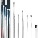 Ear Wax Removal Tool Set 6-in-1 Earwax Removal Kit (Pack of 1).
