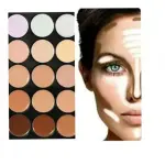 15 IN 1 Color Highlighter Contour Cream Concealer Palette