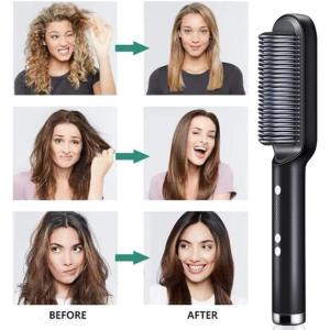 Quick Iron Electric Straight Comb Hair Straightener (PACK OF 1)