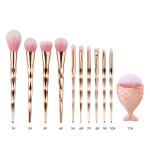 Diamond cut Handle Makeup Brush Set (11 Pics)