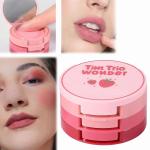 3 In 1 Creamy Matte Blusher For Cheeks Eyes And Lips