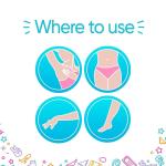Portable Shaving Kit For Ladies with 3 Blades (Pack of 1)