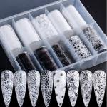 (10 Rolls) Nail Foil Transfer Sticker