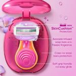 Portable Shaving Kit For Ladies with 3 Blades (Pack of 1)