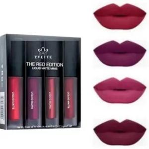 Red Edition Liquid Matte Waterproof Mini Lipstick (Pack of 1)