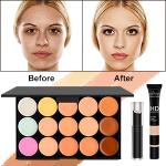 15 colour makeup Platte (Pack of 1).