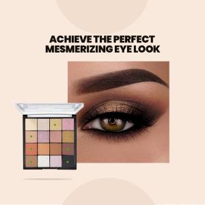 16 Color Eyeshadow Palette (Multicolor) 1 Piece.