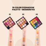 16 Color Eyeshadow Palette (Multicolor) 1 Piece.