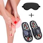 Spring Acupressure Magnetic Therapy Sandals/Rotating Acupressure Foot Slippers for Men & Women (Pack of 1)