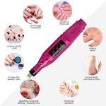Electric Nail File Drill Kit Polishing Grinder Engraving Pen Manicure Pedicure Machine Tool (Pack of 1)