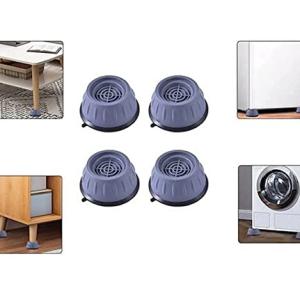Washing Machine Anti Vibration Pad Heightening Pads with Suction Cup (4 Pcs)