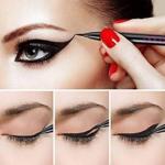 professional waterproof Long Lasting Black Bold Eye Liner (Pack of 3)
