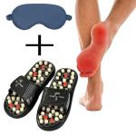 Spring Acupressure Magnetic Therapy Sandals/Rotating Acupressure Foot Slippers for Men & Women (Pack of 1)