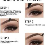 Professional  LIQUID EYEBROW PEN  (Black ) 1 Pics