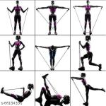 Double Toning Tube Resistance Band for Workout for Men & Women (Pack of 1)
