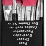 Professional 7 Piece Makeup Brush (Black) Pack of 1.