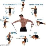 Double Toning Tube Resistance Band for Workout for Men & Women (Pack of 1)