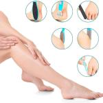 8 in 1 Pedicure Tool Kit for Feet Foot Scrubber for Dead Skin
