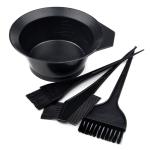 Plastic Hair Dye Brush & Mixing Bowl Hair Coloring Kit (4 Item)