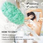 Bath Scrubber for Shower (Pack of 2)